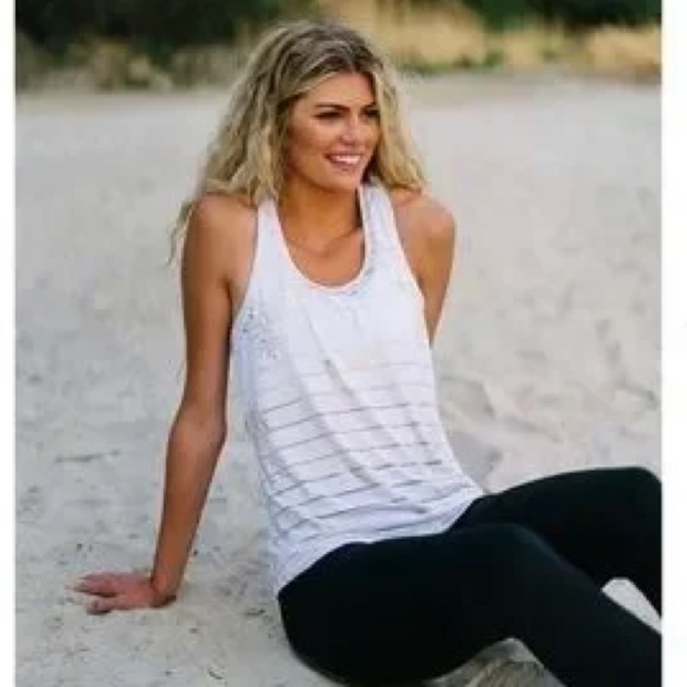 ZYIA 🌙 Active | Stay Gold Havana Athletic Racerback Tank